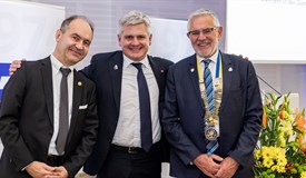 Die Präsidenten der Freundschaftlich verbundenen Clubs